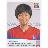 Frauen WM 2015 - Sticker 351 - Kim Doyeon - Korea Republik