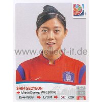 Frauen WM 2015 - Sticker 353 - Shim Seoyeon - Korea Republik