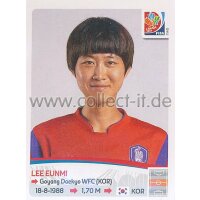 Frauen WM 2015 - Sticker 355 - Lee Eunmi - Korea Republik