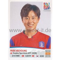 Frauen WM 2015 - Sticker 357 - Park Heeyoung - Korea...