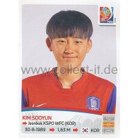 Frauen WM 2015 - Sticker 359 - Kim Sooyun - Korea Republik