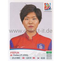 Frauen WM 2015 - Sticker 363 - Ji Soyun - Korea Republik