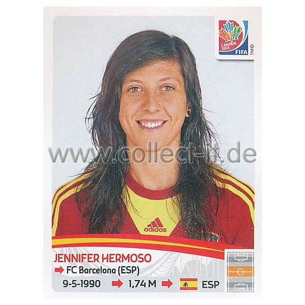 Frauen WM 2015 - Sticker 375 - Jennifer Hermosa - Spanien