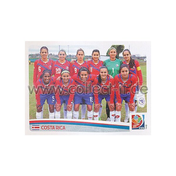 Frauen WM 2015 - Sticker 385 - Team - Costa Rica