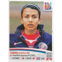 Frauen WM 2015 - Sticker 388 - Gabriela Guillen - Costa Rica