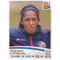 Frauen WM 2015 - Sticker 389 - Diana Saenz - Costa Rica