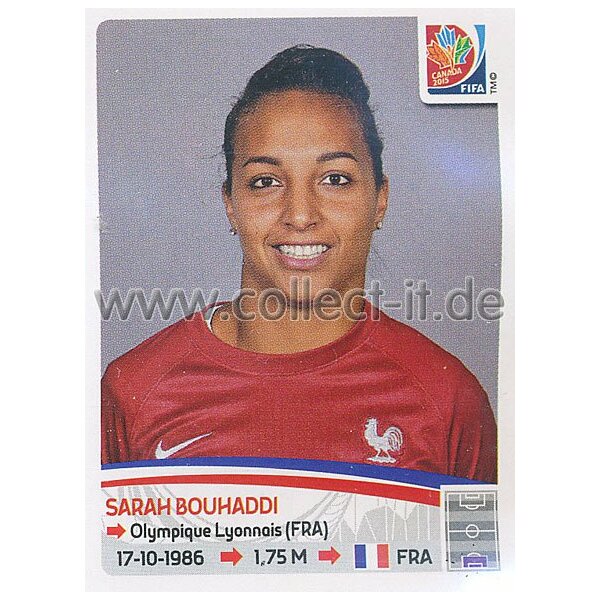 Frauen WM 2015 - Sticker 405 - Sarah Bouhaddi - Frankreich