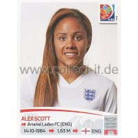 Frauen WM 2015 - Sticker 428 - Alex Scott - England