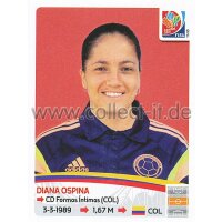Frauen WM 2015 - Sticker 450 - Diana Ospina - Kolumbien