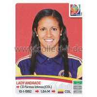 Frauen WM 2015 - Sticker 454 - Lady Andrade - Kolumbien