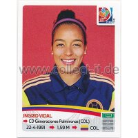 Frauen WM 2015 - Sticker 459 - Ingrid Vidal - Kolumbien