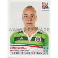 Frauen WM 2015 - Sticker 476 - Charlyn Corral - Mexiko