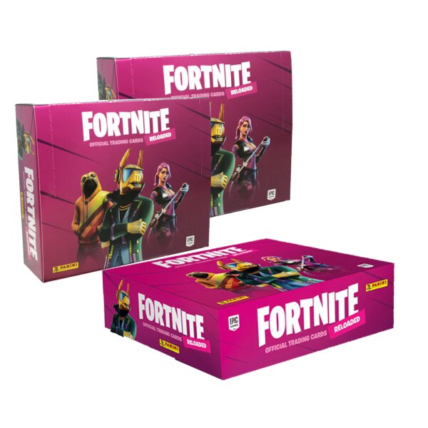 Fortnite Reloaded - Trading Cards - 3 Display (54 Booster)