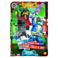 29 - Power Team Zane, Cole & Jay - Helden Karte -...