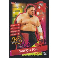 Karte 38 - Samoa Joe - RAW - Slam Attax Reloaded