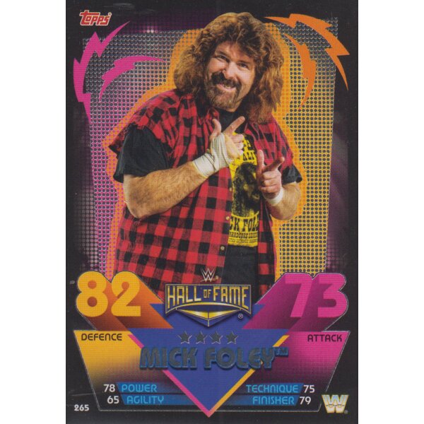 Karte 265 - Mick Foley - Hall of Fame - Slam Attax Reloaded