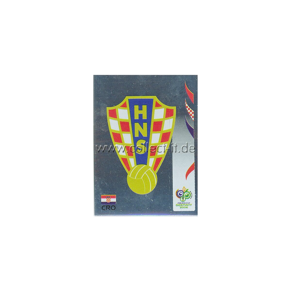 WM 2006 - 398 - Kroatien - Glitter - Wappen, 0,99