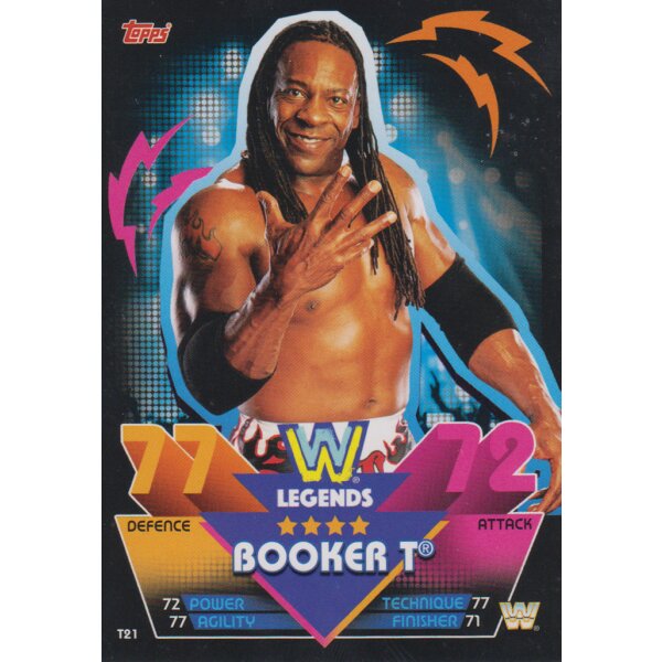 Karte T-21 - Booker T - WWE Legends - Reloaded