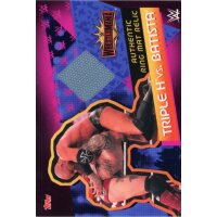 Karte M7 - Triple H v Batista - Relic Card - Slam Attax...