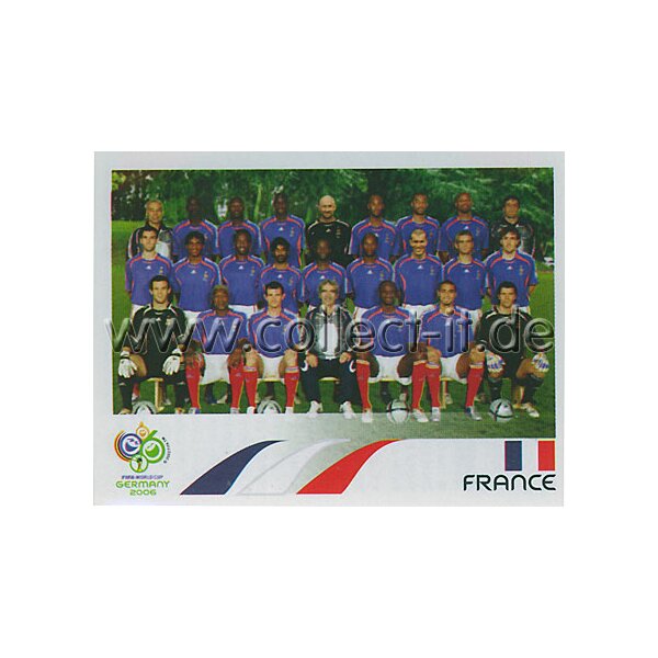 WM 2006 - 454 - Frankreich - Mannschaftsbild