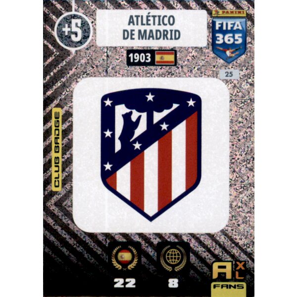 25 - Atletico Madrid - Club Badge - 2021