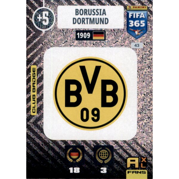 43 - Borussia Dortmund - Club Badge - 2021