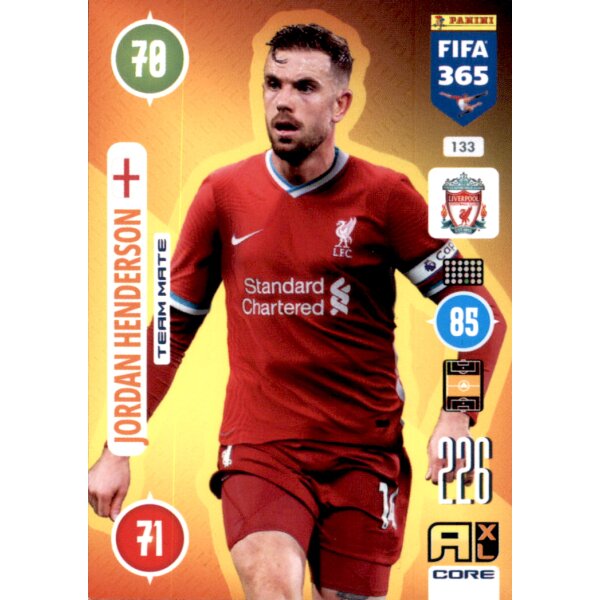 133 - Jordan Henderson - Team Mate - 2021