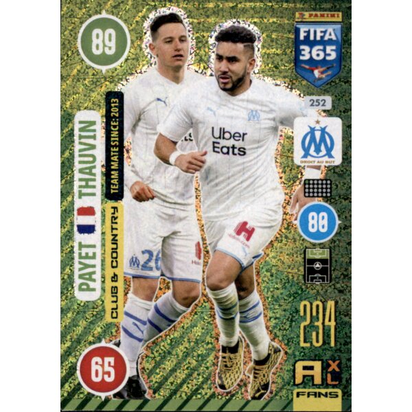 252 - Dimitri Payet / Florian Thauvin - Club & Country - 2021