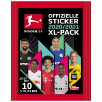 Topps Bundesliga Sammelsticker 2020/21 - 1 Tüte