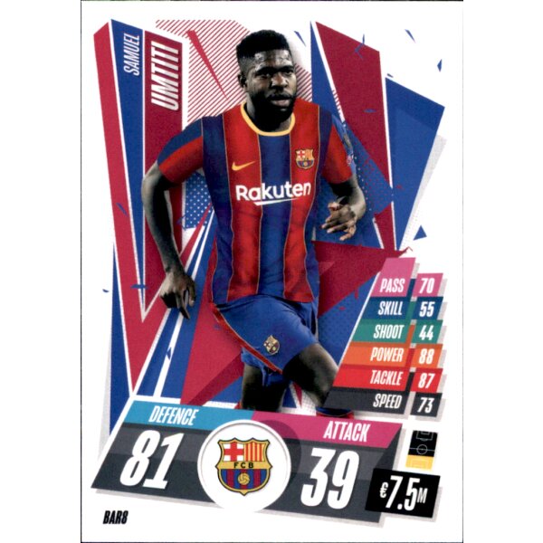 BAR8 - Samuel Umtiti - Basis Karte - 2020/2021