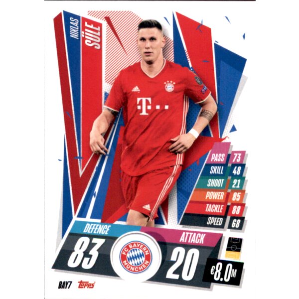 BAY7 - Niklas Süle - Basis Karte - 2020/2021