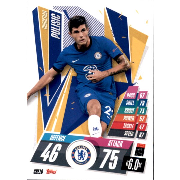 CHE16 - Christian Pulisic - Basis Karte - 2020/2021