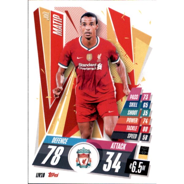 LIV10 - Joel Matip - Basis Karte - 2020/2021