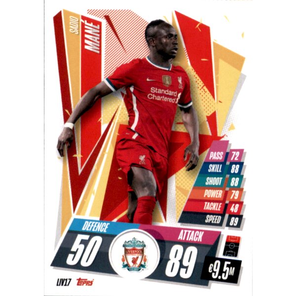 LIV17 - Sadio Mane - Basis Karte - 2020/2021