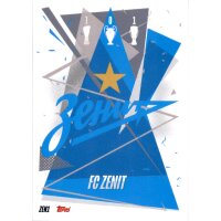 ZEN1 - FC Zenit St. Petersburg - Club Karte - 2020/2021