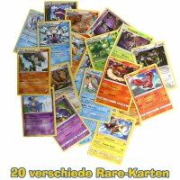 Pokemon Karten 20 Verschiedene Seltene Karten + 1 Seltene...