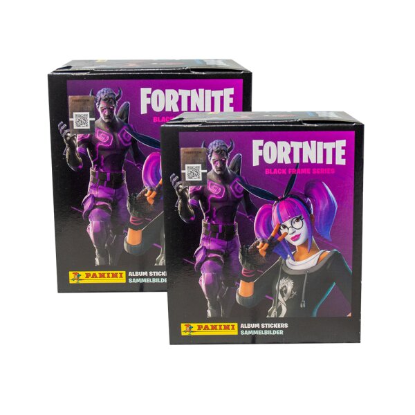 Fortnite 2 - Black Frame - Sammelsticker - 2 Displays (100 Tüten)