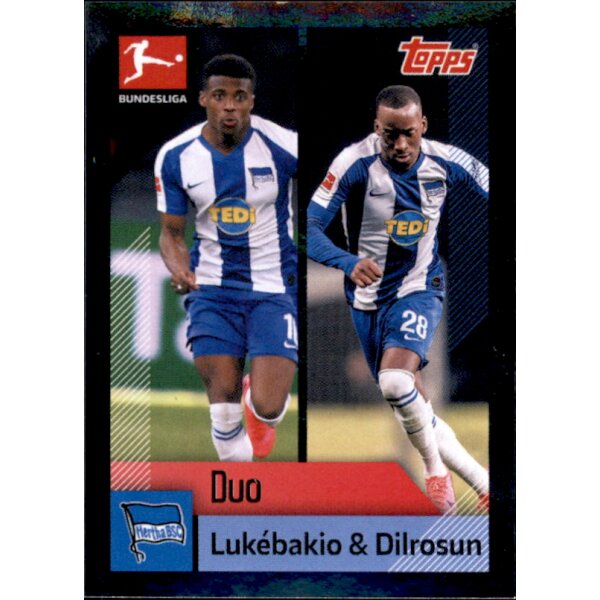 TOPPS Bundesliga 2020/2021 - Sticker 46 - Lukebakio & Dilrosun