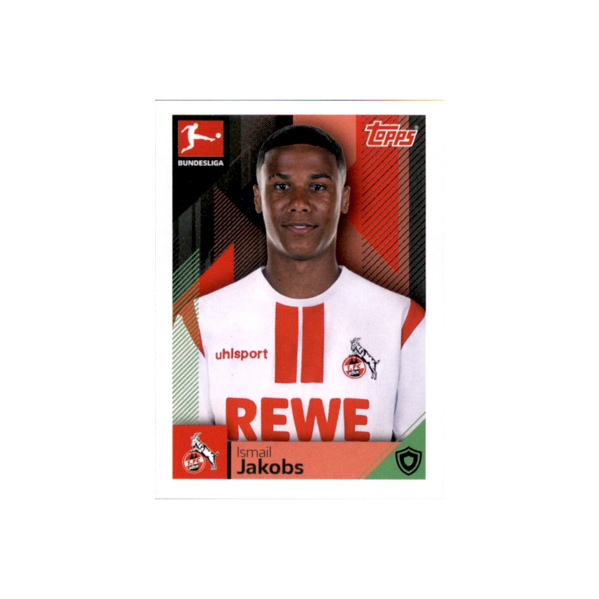 Ismail Jakobs Sticker 194 TOPPS Bundesliga 2020/2021