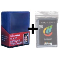 Cards - Top Loader 3 x 4  Ultra Toploader + 50 collect-it Hüllen