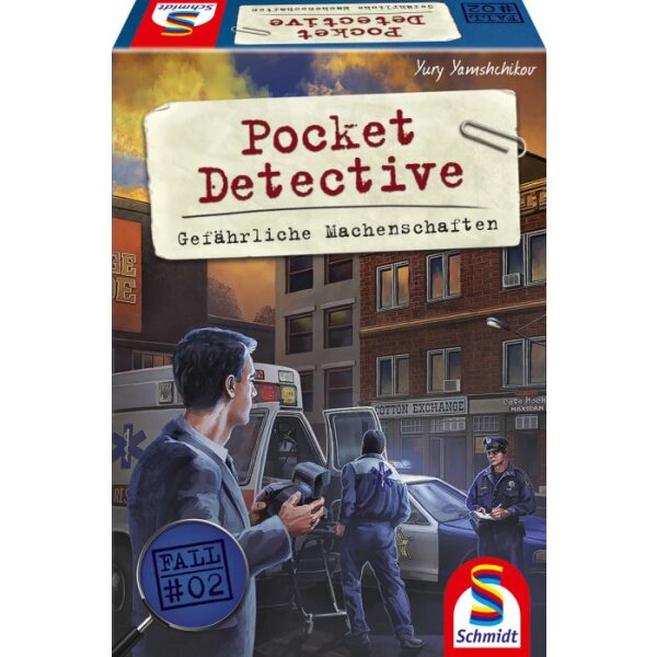 Schmidt Spiele 49378 - Pocket Detective, Gefährliche Machenschaften