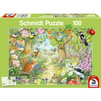 Schmidt Spiele 56370 - Tiere im Wald 100 Teile