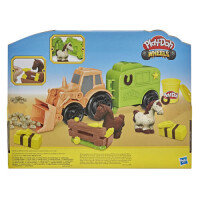 Hasbro F10125L0 Play-Doh Traktor mit Pferdeanhänger