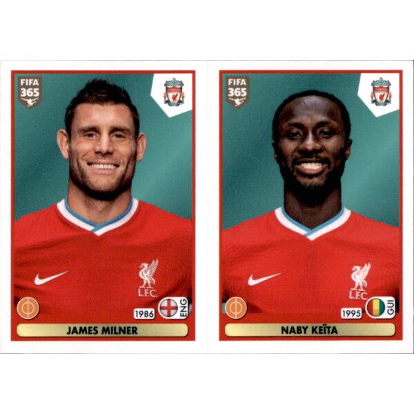 Sticker 36 - James Milner - Naby Keïta