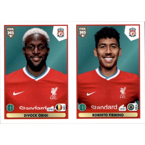 Sticker 39 - Divock Origi - Roberto Firmino