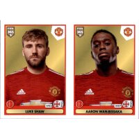 Sticker 61 - Luke Shaw - Aaron Wan-Bissaka