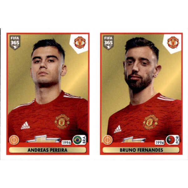 Sticker 68 - Andreas Pereira - Bruno Fernandes