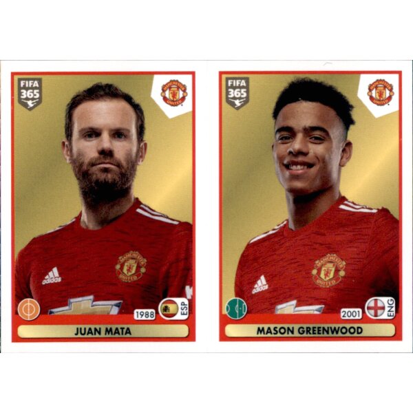 Sticker 69 - Juan Mata - Mason Greenwood