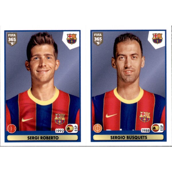 Sticker 110 - Sergi Roberto - Sergio Busquets