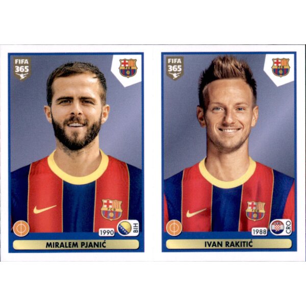 Sticker 115 - Miralem Pjanic - Ivan Rakitic